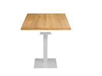 Foto tavolo taranto arredi industrial bar ristoranti con base ghisa bianco + piano rovere