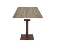 Foto tavoli reggio emilia arredo bar ristorante con basamenti ghisa bronzo + piano rovere anticato vintage