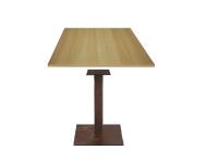 Foto tavoli livorno arredo pizzerie bar con base ghisa bronzo e piano faggio naturale