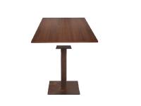 Foto tavoli cagliari arredamento bar ristorante piadineria con basamento ghisa corten e piano noce