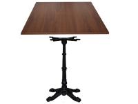 Foto tavoli ferrara arredo osterie bar ristorante con base ghisa bistrot e piano tavolo noce