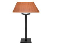 Foto tavoli bolzano per arredo trattorie snack bar ristorante con basamento ghisa nera e piano ciliegio