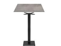 Foto tavoli alti cinisello balsamo arredamenti bar pinserie con base ghisa e piano hpl grigio cemento