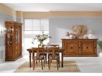 Foto soggiorno sala da pranzo in legno in stile classico arte povera