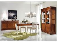 Foto composizione soggiorno in legno, stile arte povera