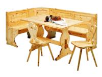 Foto composizione in legno soggiorno giropanca in stile rustico country per arredi case baite taverne bar pub