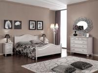 Foto camera da letto matrimoniale stile classico contemporaneo in color tortora