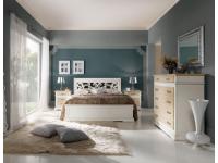 Foto camera matrimoniale moderna contemporanea in legno