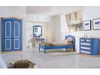 Foto camere da letto in legno di abete massello in stile rustico country provenzale