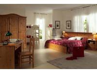 Foto camere da letto in legno per arredamenti contract alberghi hotel in stile rustico country classico shabby