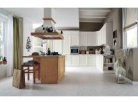 Foto cucine in legno massiccio di pino in stile moderno bicolore