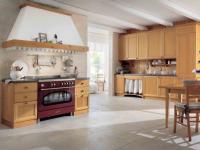 Foto cucina in legno massello per arredi in stile country rustici
