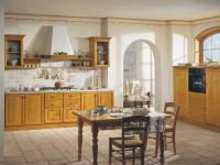 Foto cucine rustiche in legno massello per arredo case montagna baite chalet