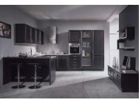 Foto cucine in legno di pino in colore grigio per arredamenti in stile moderno