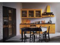 Foto cucine in legno massello di pino per arredamenti in stile rustico moderno