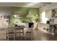 Foto cucine in legno massello color bianco per arredi in stile provenzale shabby chic vintage