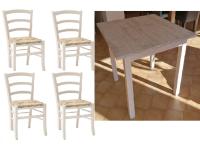 Foto set lucca arredamento bar ristorante osterie pub stile shabby chic tavoli con piano vintage + sedie colorate