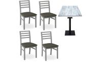 Foto set senigallia sedie tavoli per arredamento bar ristorante stile moderno