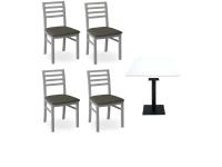 Foto set sedie tavoli termoli per arredamento bar ristorante enoteca in stile classico moderno