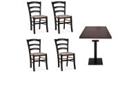 Foto set modugno sedie e tavoli per arredamento bar ristorante pizzeria birrerie stile moderno