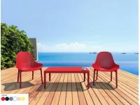 Foto salotti per arredo giardino bar ristorante pizzeria gelaterie pasticceria in polipropilene