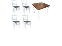 Foto set rovereto sedie tavoli per arredamento bar ristorante birreria stile shabby vintage