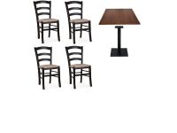 Foto set sarre sedie tavoli per arredamento bar ristorante bracerie stile rustco moderno