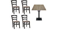 Foto set ladispoli sedie tavoli per arredamento bar ristorante bracerie stile vintage provenzale