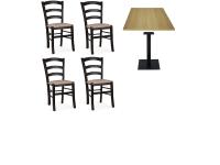 Foto set rozzano sedie tavoli per arredamento ristorante bar griglieria stile rustico moderno