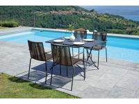 Foto set campobasso arredamento bar ristorante birrerie tavoli e sedie alluminio esterno giardini piscine hotel