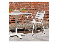 Foto set la spezia arredamento bar ristorante pub tavoli e sedie in alluminio giardino terrazze dehor esterno