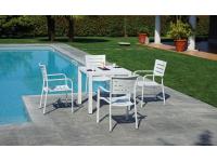 Foto set matera arredamento bar ristorante giardino sedie e tavoli alluminio hotel agriturismo alberghi