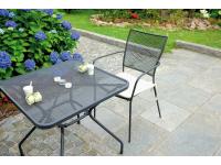 Foto set biella arredamento bar ristorante pub giardino terrazza tavoli e sedie in ferro verniciato per esterno hotel alberghi