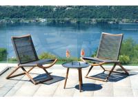 Foto salotto per arredo esterno in alluminio per terrazze piscine dehor