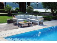 Foto salotto per arredo giardino terrazze piscine ad angolo